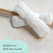 Haarschleife | MINI | weiß