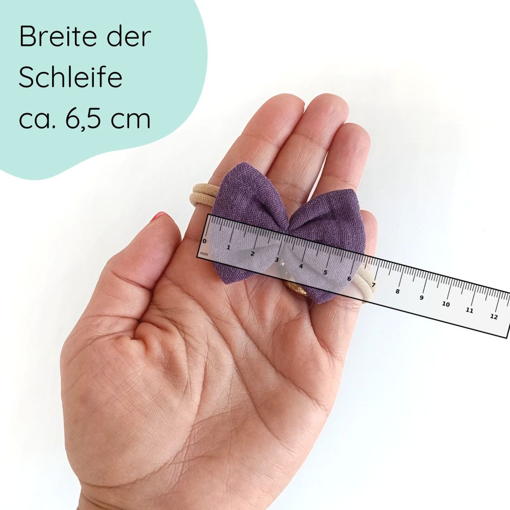 Baby Haarschleife | Emma | pflaume