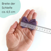 Baby Haarschleife | Emma | pflaume