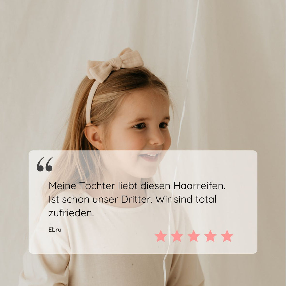 Haarreifen | Schleife Emma | rosa
