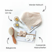 Geschenkset für Babys in beige