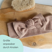 Headband with bow | beige