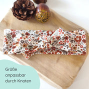 Stirnband für Babys in herbstlichen Farben