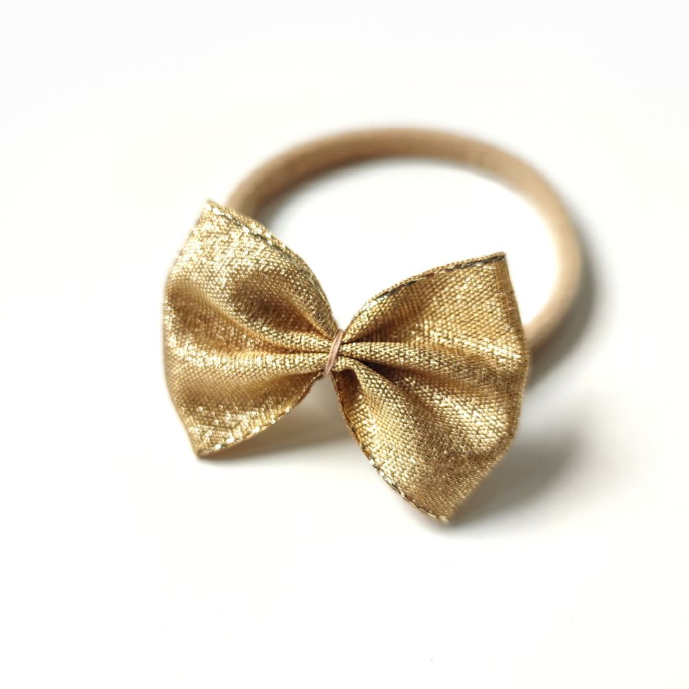 Haarschleife | gold | Haarband