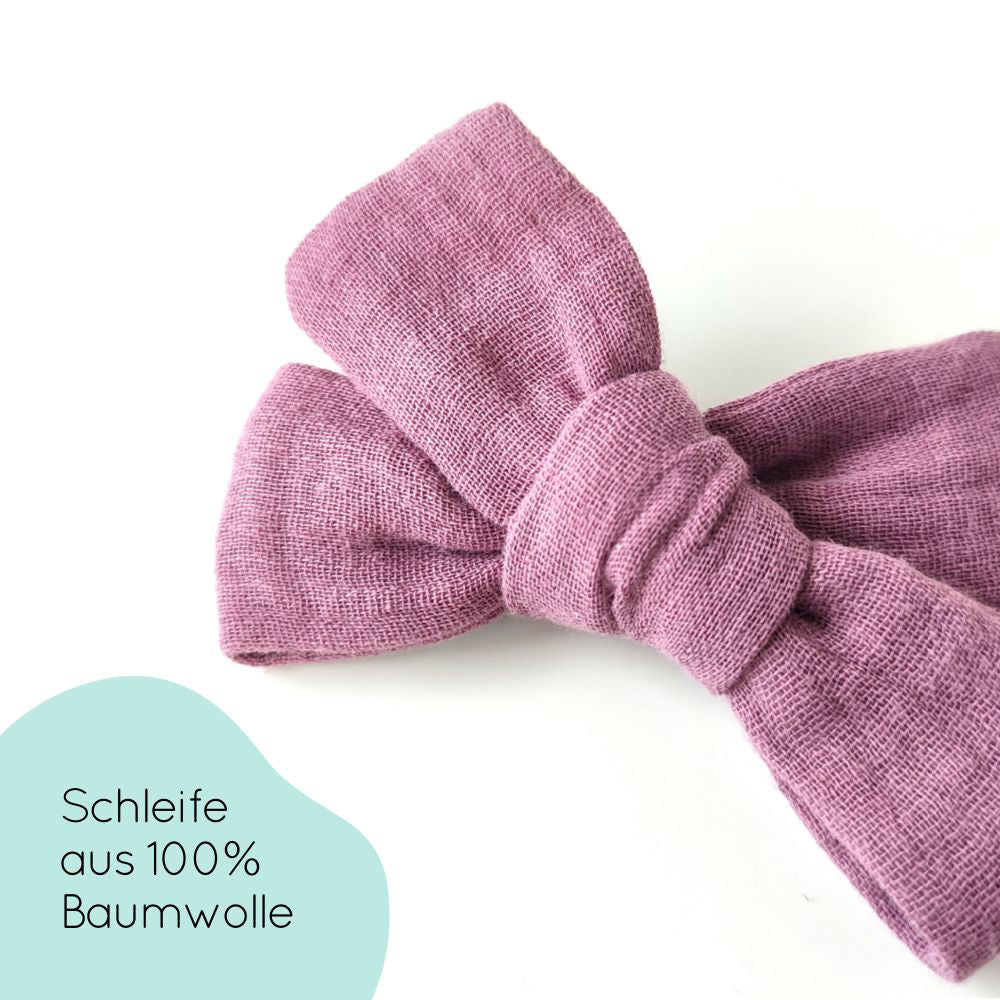 Haarschleife | MAXI | Alligatorclip | lila