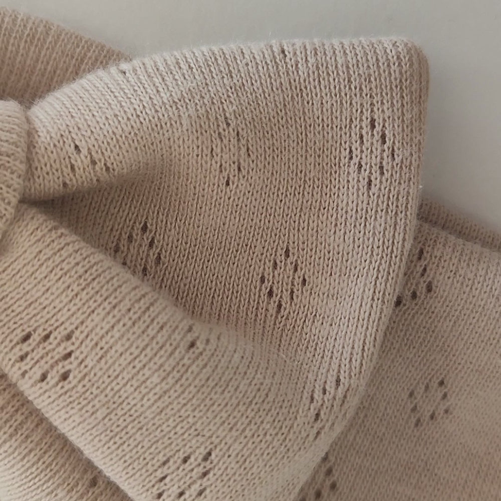 Stirnband mit Schleife | beige