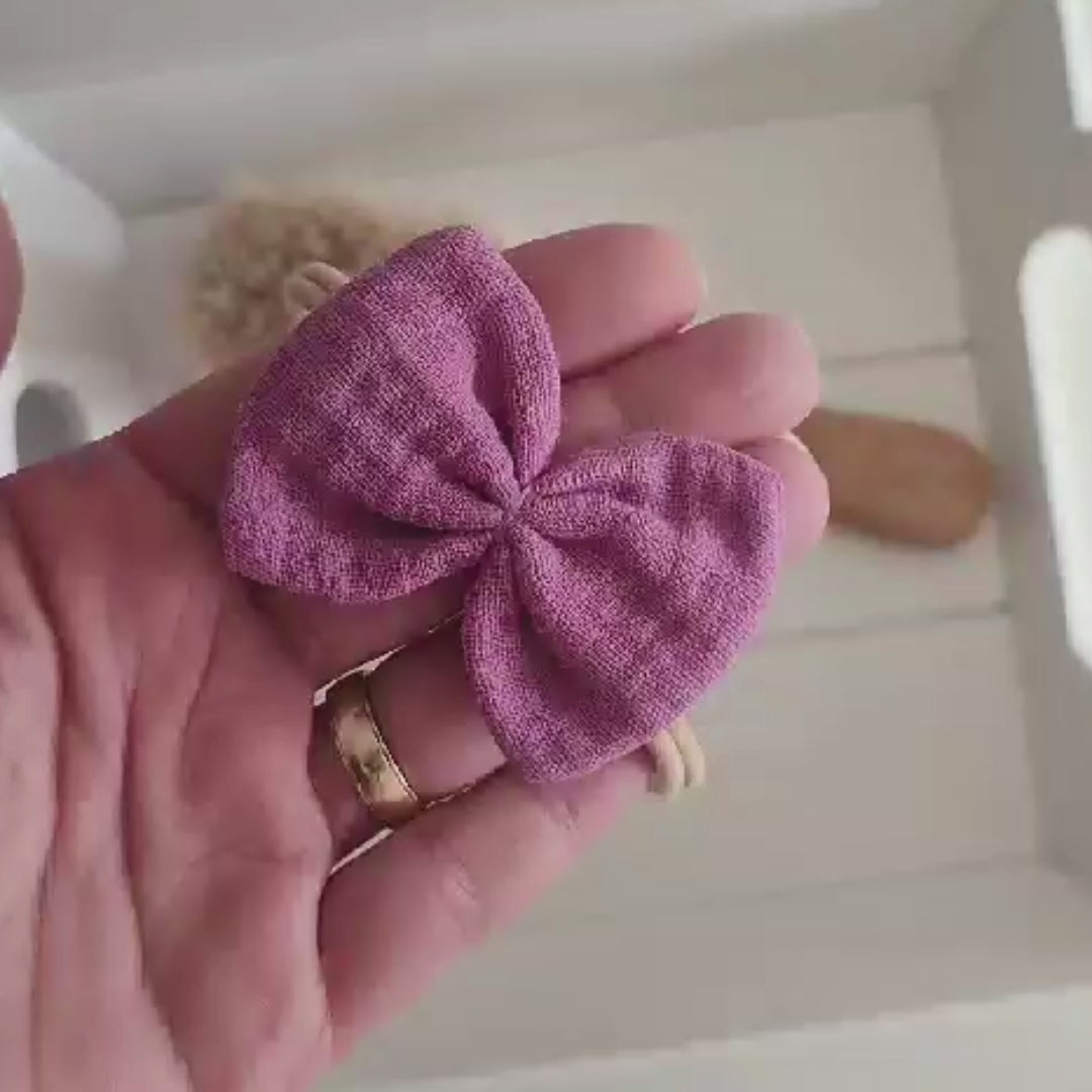Baby Haarschleife | Emma | lila