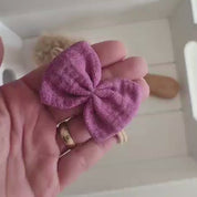 Baby Haarschleife | Emma | lila