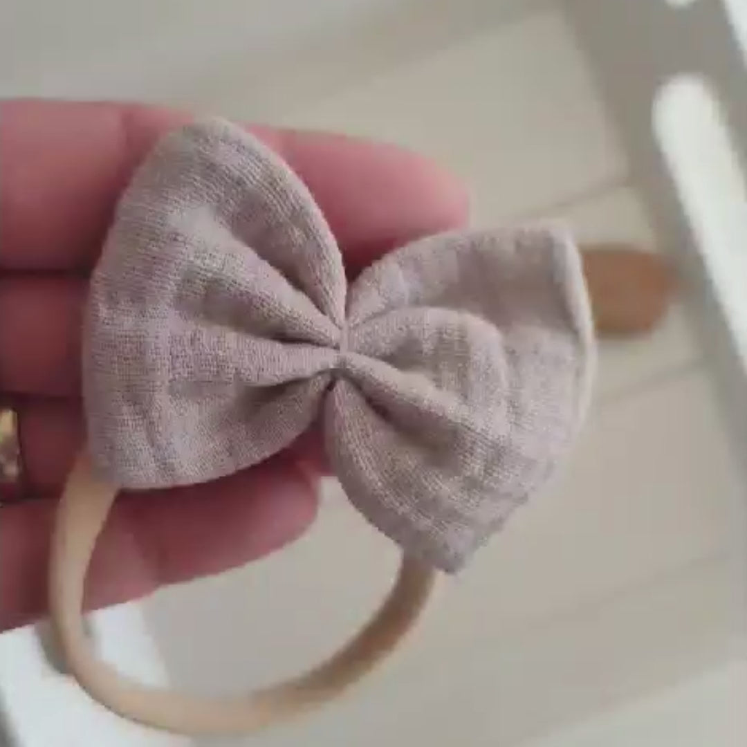 Baby Haarschleife | Emma | taupe