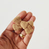 kleine Haarschleife in camel