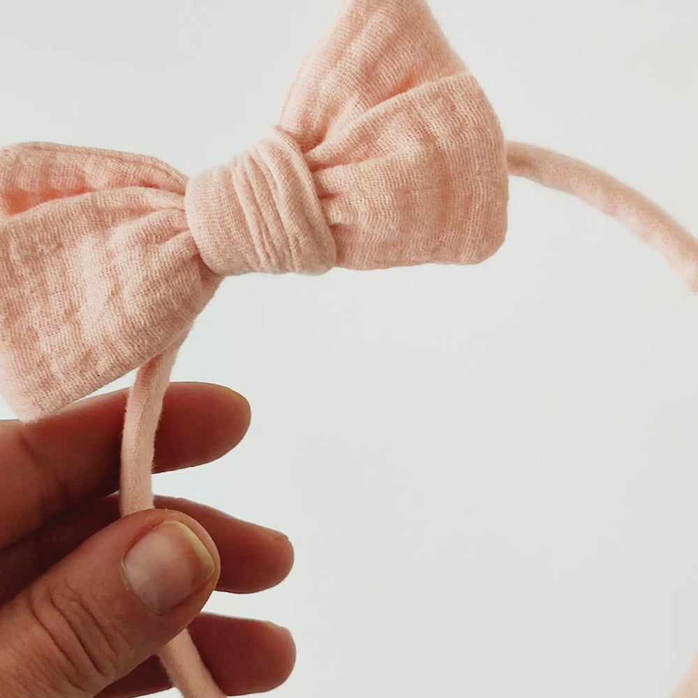 Headband | Bow MAXI | nude