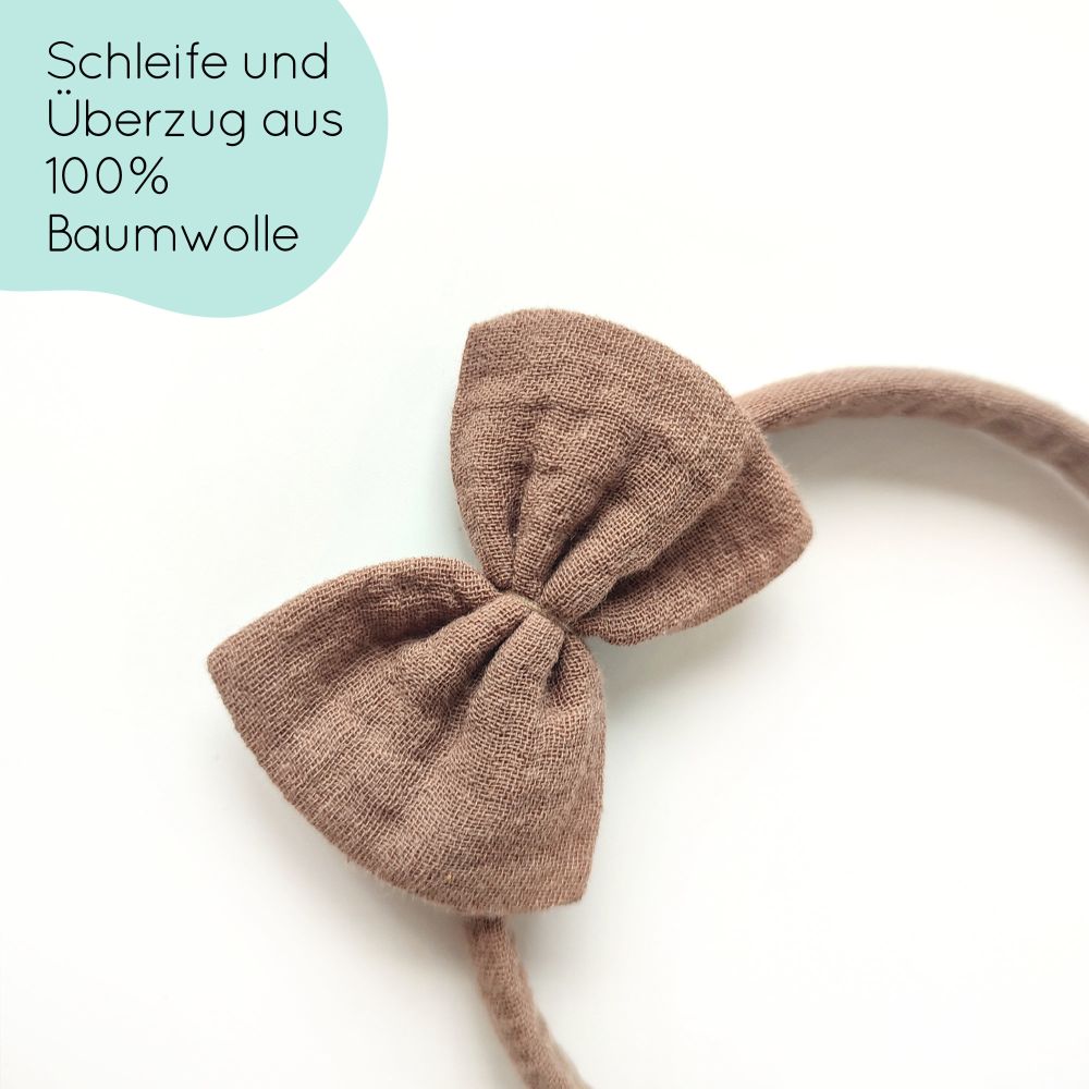 Haarreifen | Schleife Emma | braun