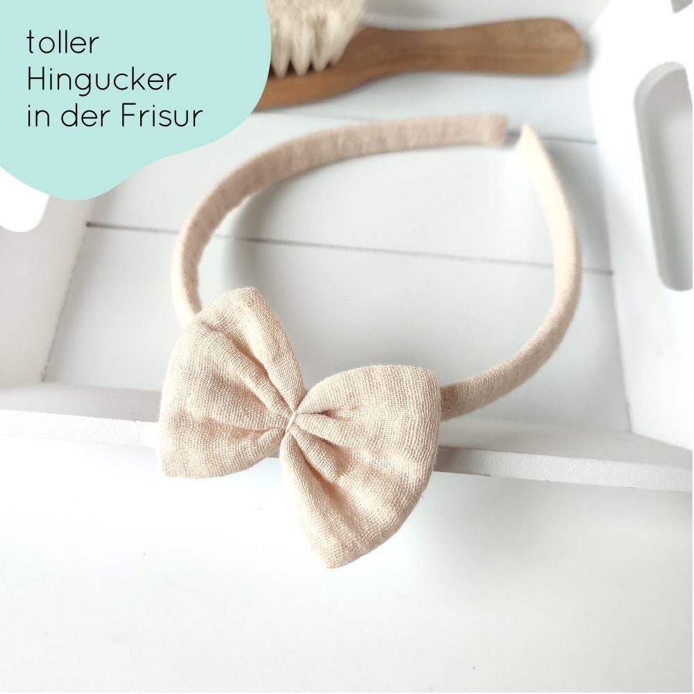 Haarreifen | Schleife Emma | beige