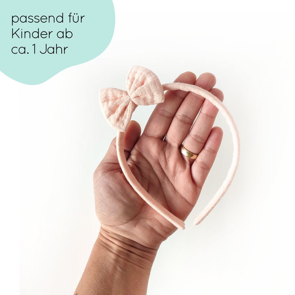 Headband | Bow Emma | nude