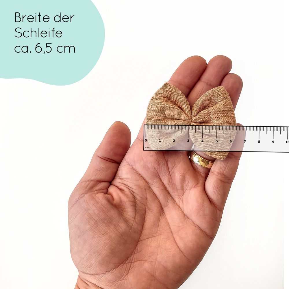 Haarschleife | Emma | camel