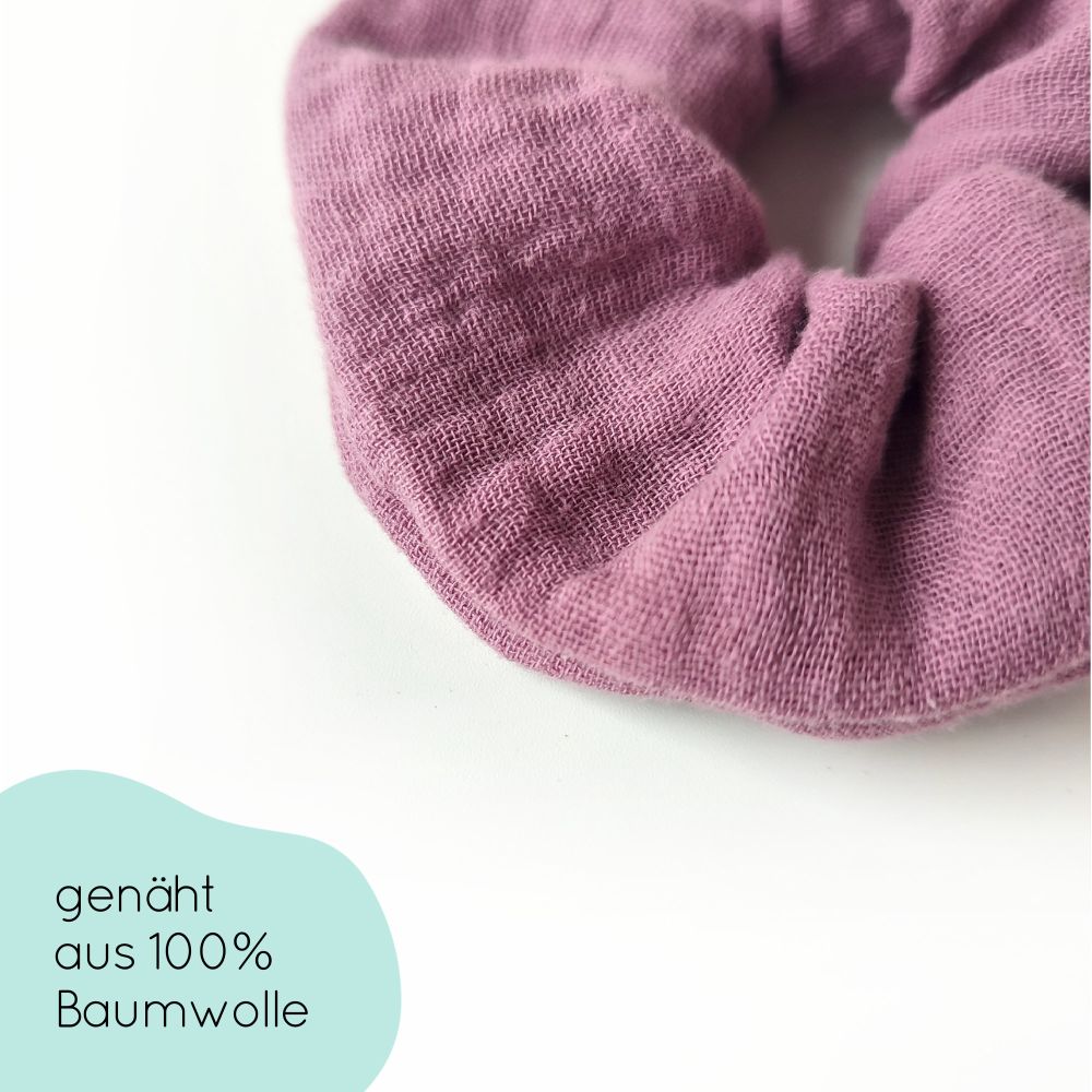 small scrunchie for children | purple