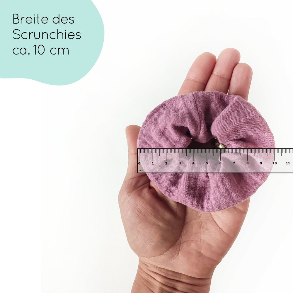 small scrunchie for children | purple