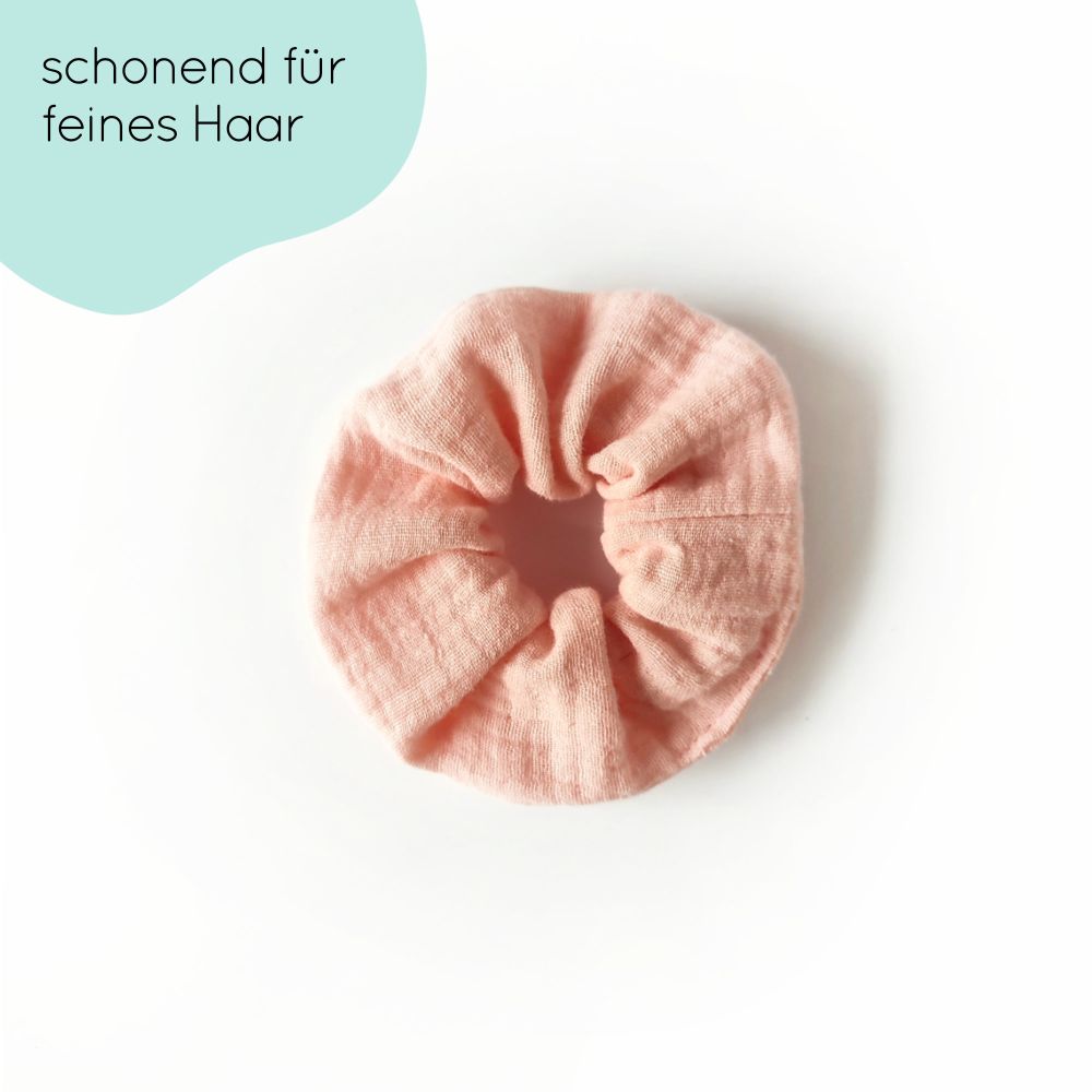 small scrunchie for children | nude