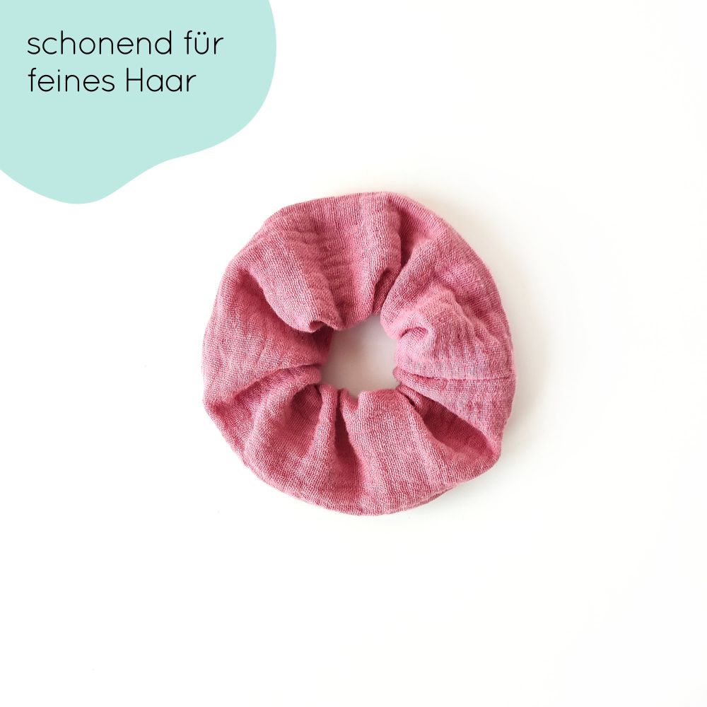 small scrunchie for children | pink