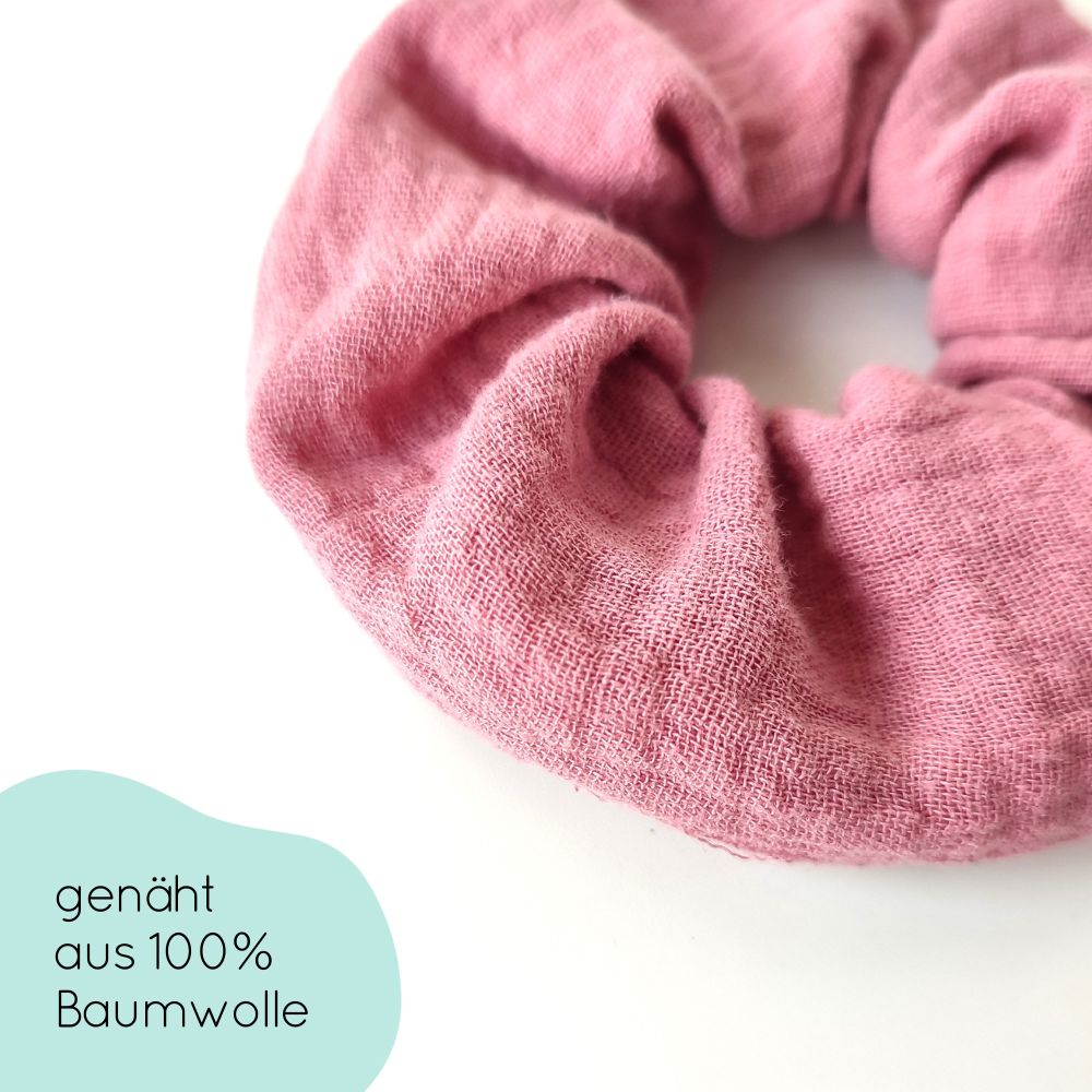 small scrunchie for children | pink