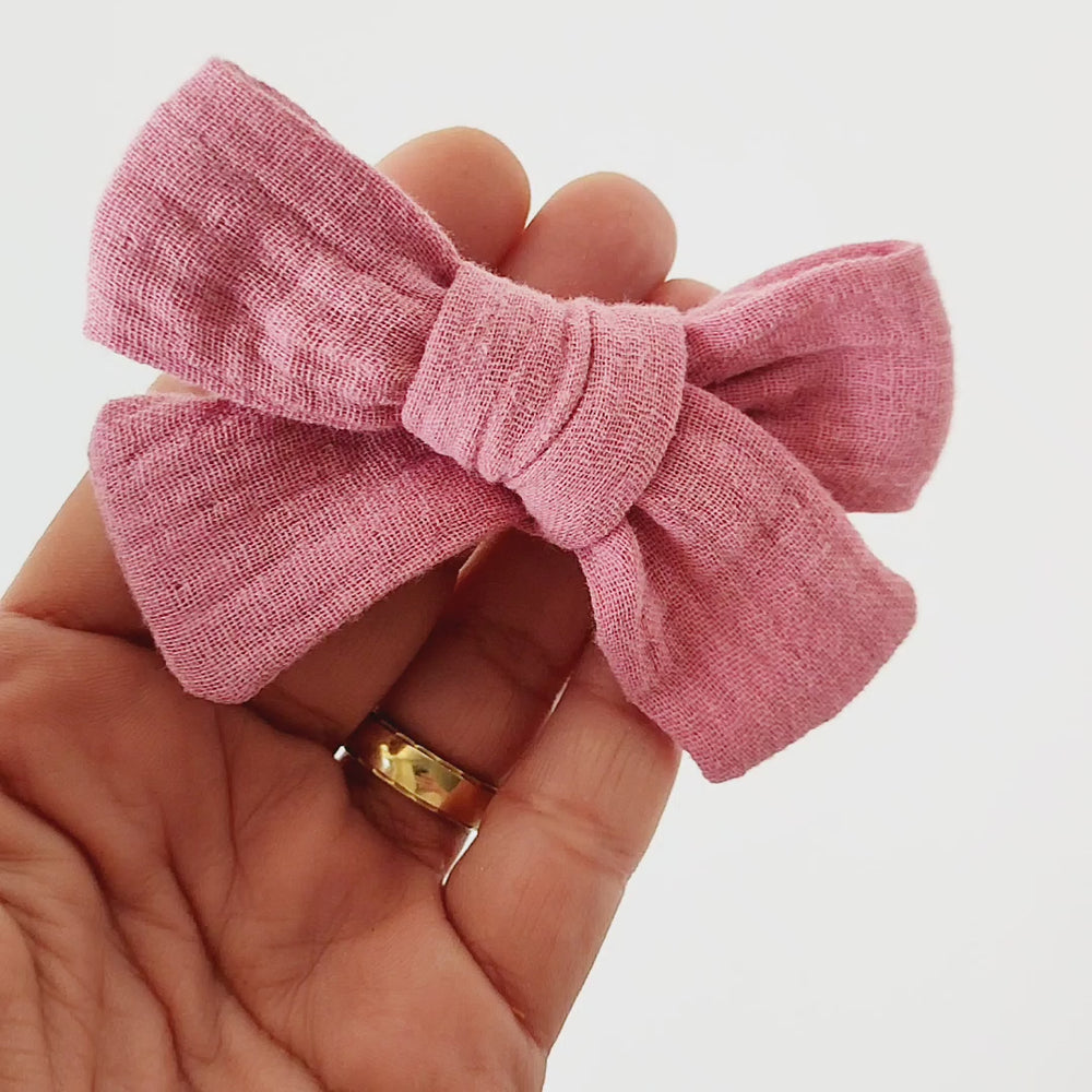 Haarschleife | MAXI | Haarband | rosa