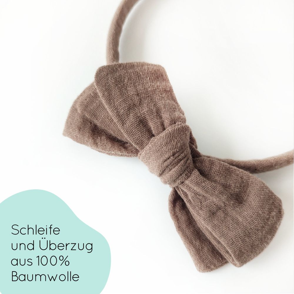 Headband | Bow MAXI | brown