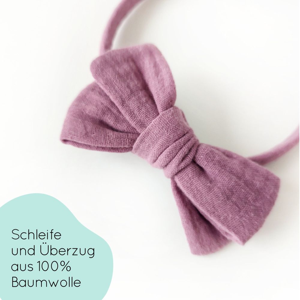 Haarreifen | Schleife MAXI | lila