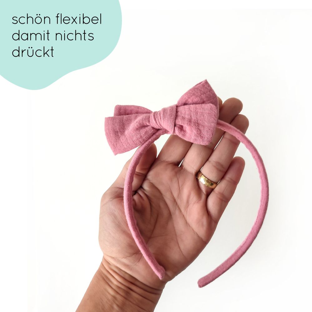 Haarreifen | Schleife MAXI | rosa