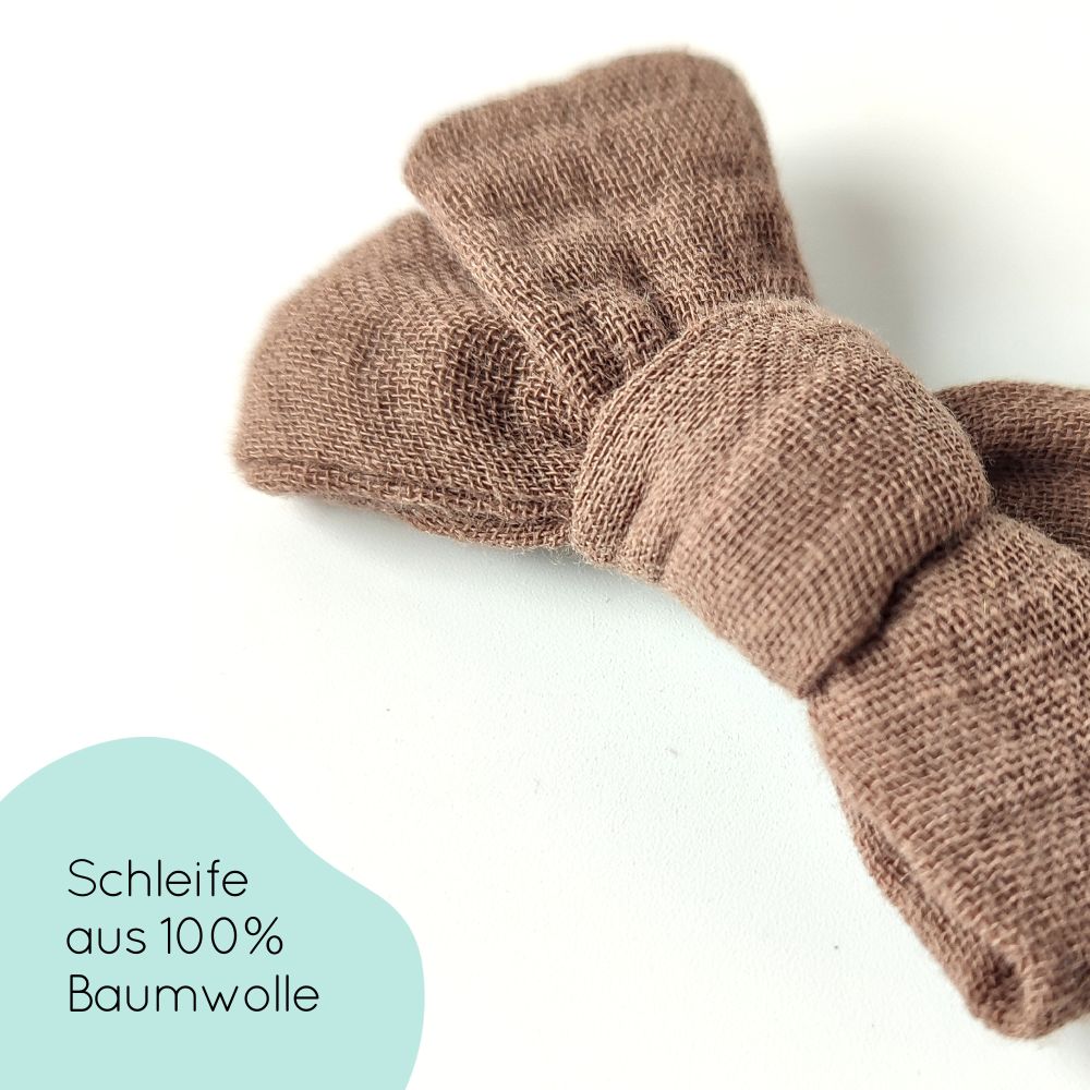 Baby hair bow | MIDI | brown